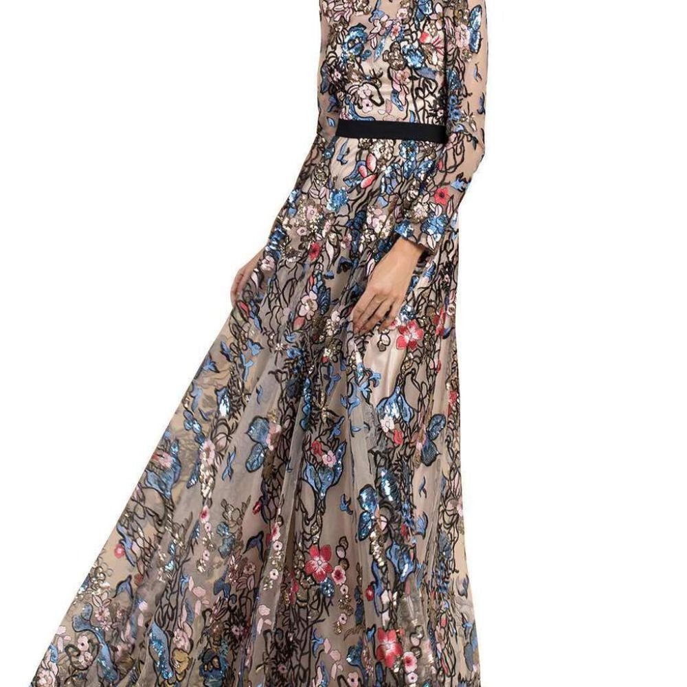 Andrea and Leo Floral Gown